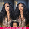 Loose Deep Wave Human Hair Wigs For Women Human Hair Glueless Wig Human Hair Ready To Wear Pre Plucked Brazilian Raw Human Hair
