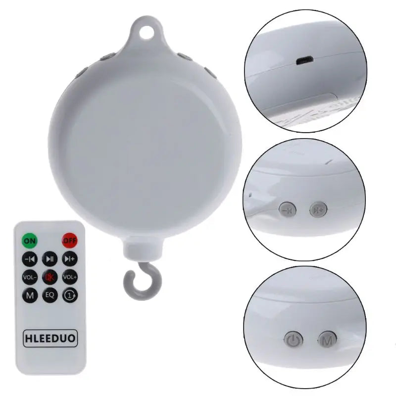 35 Lieder Baby Mobile Krippenbett Glocke Spielzeug Aufzieh-Uhrwerk Spieluhr Maschine Rassel Dropshipping