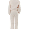 CM.YAYA Fashion Striped Women's Set V-neck Long Sleeve Sweatshirt and SweatPants Tracksuit 2025 Winter Two 2 Piece Set Outfit
