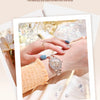 OLEVS Original Diamond Watch for Women Fashion Elegant Stainless Steel Waterproof Quartz Wristwatch Luxury Ladies Dress Watches