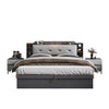 Minimalist Modern Full Bedroom Set Design Dresser Comfy Storage Double Bedroom Set Elegant Black Letto Matrimoniale Furniture