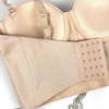3Colors Women Fashion Diamonds Embroidery Flowers Tassel Bustier Corset Crop Tops To Wear Out Evening Club Party Camisoles Top