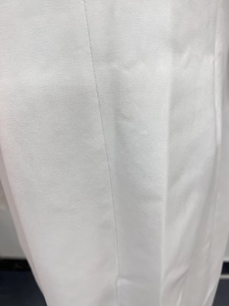 TWOTWINSTYLE Solid Slimming Long Blazer For Women Notched Collar Long Sleeve Tunic Patchwork Double Breasted Blazers Female New