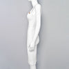 BEAUKEY Summer White Rhinestone Bandage Evening Dress Women Luxury Maxi Spaghetti Strap Red Club Celebrity Evening Party Vestido