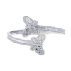 2025 New Iced Out Bling Opened Heart Flower Charm Bracelet AAA CZ Zircon Butterfly Bangle For Men Women Hip Hop Luxury Jewelry
