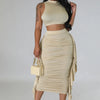 two piece set for women sets women 2 piece summer 2 pieces outfits birthday outfit woman tops skirts wholesale clothes 2023