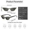 KLASSNUM Luxuriöse Cat-Eye-Sonnenbrille für Damen und Herren, modische Diamant-Dreieck-Marken-Designer-Glitzer-Sonnenbrille UV400 Shades Brille