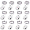 With battery 20 Pack String Fairy Lights Silver Copper Wire Battery Powered Decorations Lights For Wedding Party Christmas Decor