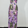 2025 Sommer Neuer BH Heavy Industry Pailletten Split Langes Kleid Damen Elegantes Promi Club Party Abendkleid Großhandel