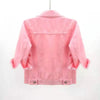 Damen Jeansjacke Frühling Herbst Kurze Jacke Rosa Jeansjacken Lässige Oberteile Lila Gelb Lila Blau Locker Sitzende Oberteile Damen Oberbekleidung