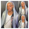 30 40 Inches Silver Grey Body Wave Lace Front Wigs 613 Hd Lace Frontal Wig 13x6 Raw Vietnamese Colored Human Hair Wigs For Women