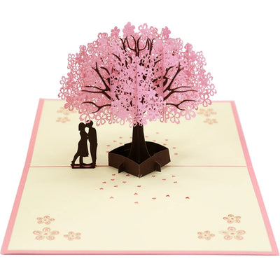 3D Pop-Up-Liebeskarte mit Umschlag Valentinstag Geburtstag Jahrestag Grußkarten für Paare Ehefrau Ehemann Handgemachte Geschenke
