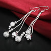 Top Quality 925 Sterling Silver Earrings Simple Round Circle Hoop Earrings For Woman Fashion Wedding Engagement Charm Jewelry