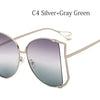 2024 Halbrahmen Marken Designer Brille Damen Quadratische Perle Berühmte Sonnenbrille Weibliche Mode Übergroße Klare Rosa Brille Damen