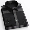 Men's Print Shirt Autumn Spring Long Sleeve Thin Non Iron Fashion Business Causal Social Anti-wrinkle Plaid Slim Fit Chemise Hom