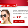 RUOBO Love Heart Shaped Polarized Sunglasses Women Men Sweet Design Eyewear Party Sun Glasses Outdoor Goggle UV400 Oculos De Sol