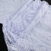 White Lace Dresses for Women Vintage Crew Neck Embroidery Tunic Package Hip Retro Elegant Midi Dress Holiday Party Wedding Gowns