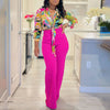 2 Piece Women Set Summer Autumn Long Sleeve Shirt Blouse Top And Pants Suits Outfits Fashion Office Lady Matching Sets Outfit