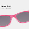 2024 Neue trendige coole bunte glänzende quadratische Sonnenbrille für Kinder Mädchen Trendige modische süße Sonnenbrille Kinderbrille