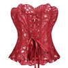 Hollow Out Corset Tops Irregular Hem Fishbone Underbust Top Slim Bandage Shapewear Bustier Korset Costumes Evening Party Corset