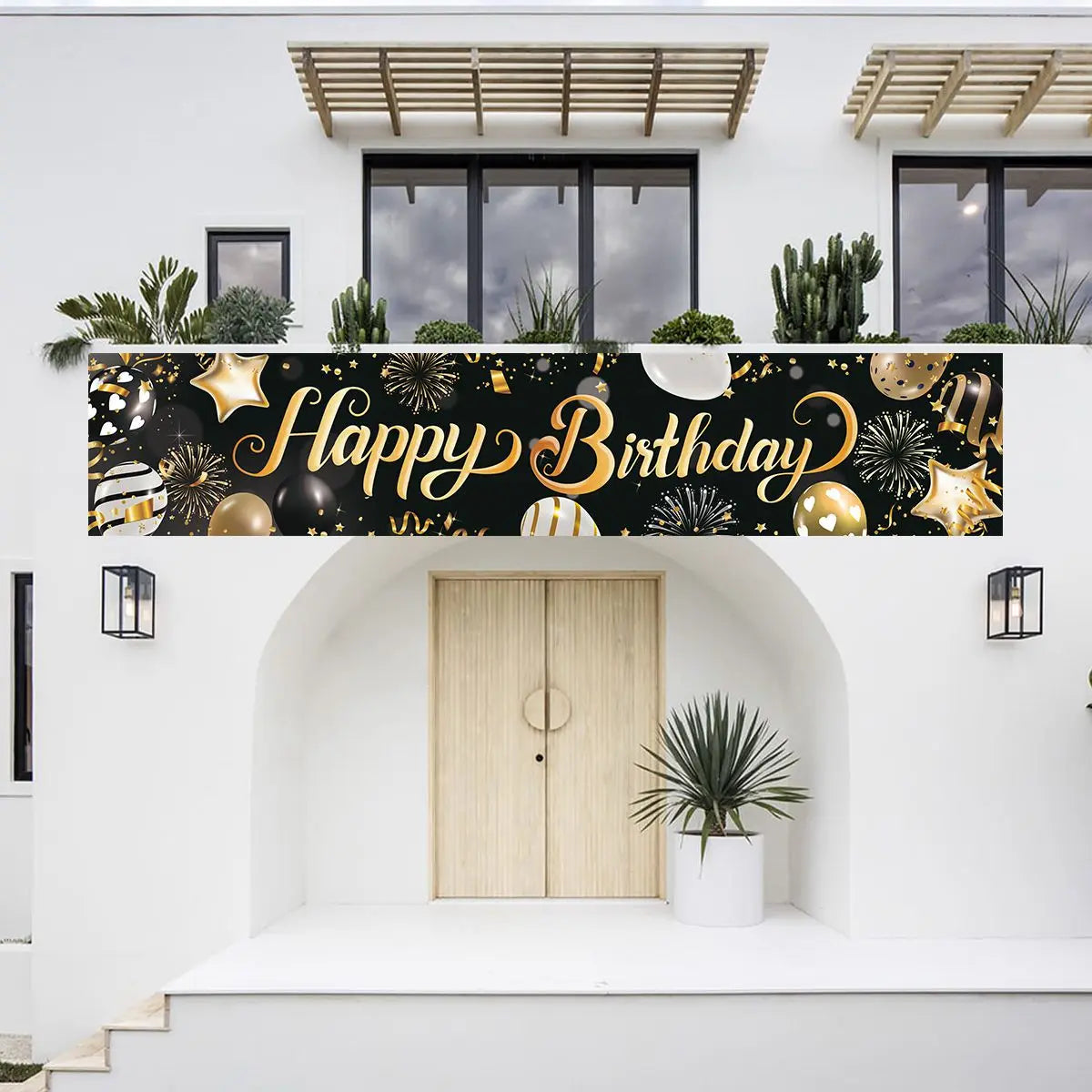 Alles Gute zum Geburtstag Banner Geburtstagsparty Dekoration Kinder Jungen Mädchen Babyparty Dekoration Girlande Wimpelkette Flaggen Jahrestag
