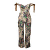 Two Pieces Women Pant Sets Print Matching Set Drawstring Pockets Sleeveless Top Elastic Waist Pants Slim Fit Casual 2026 Spring