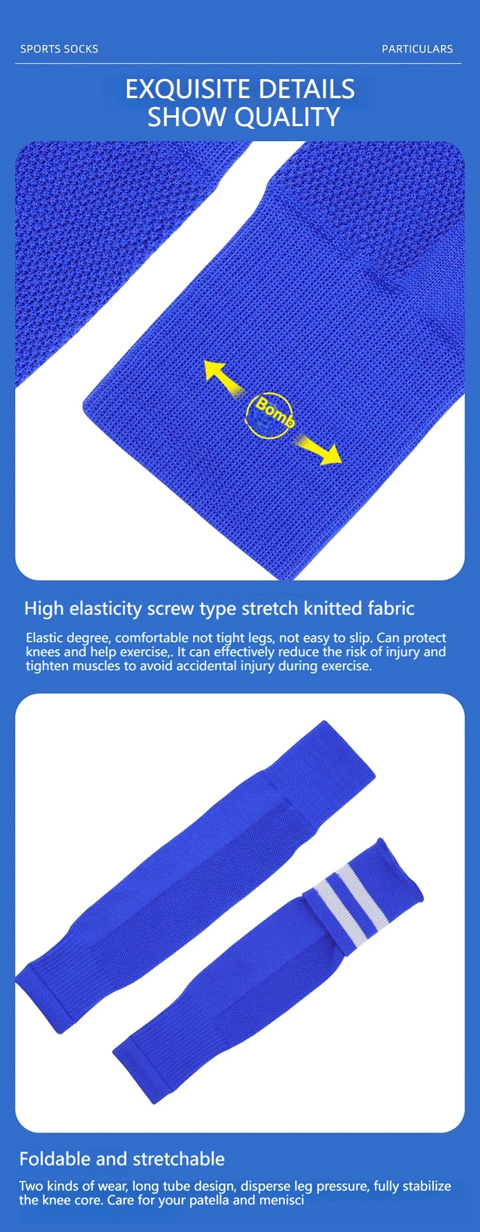 Loogdeel Adult Leg Warmers Elastic Soccer Shin Guard Calf Socks Over Knee Men Sports Compression Protection Long Sleeve Training