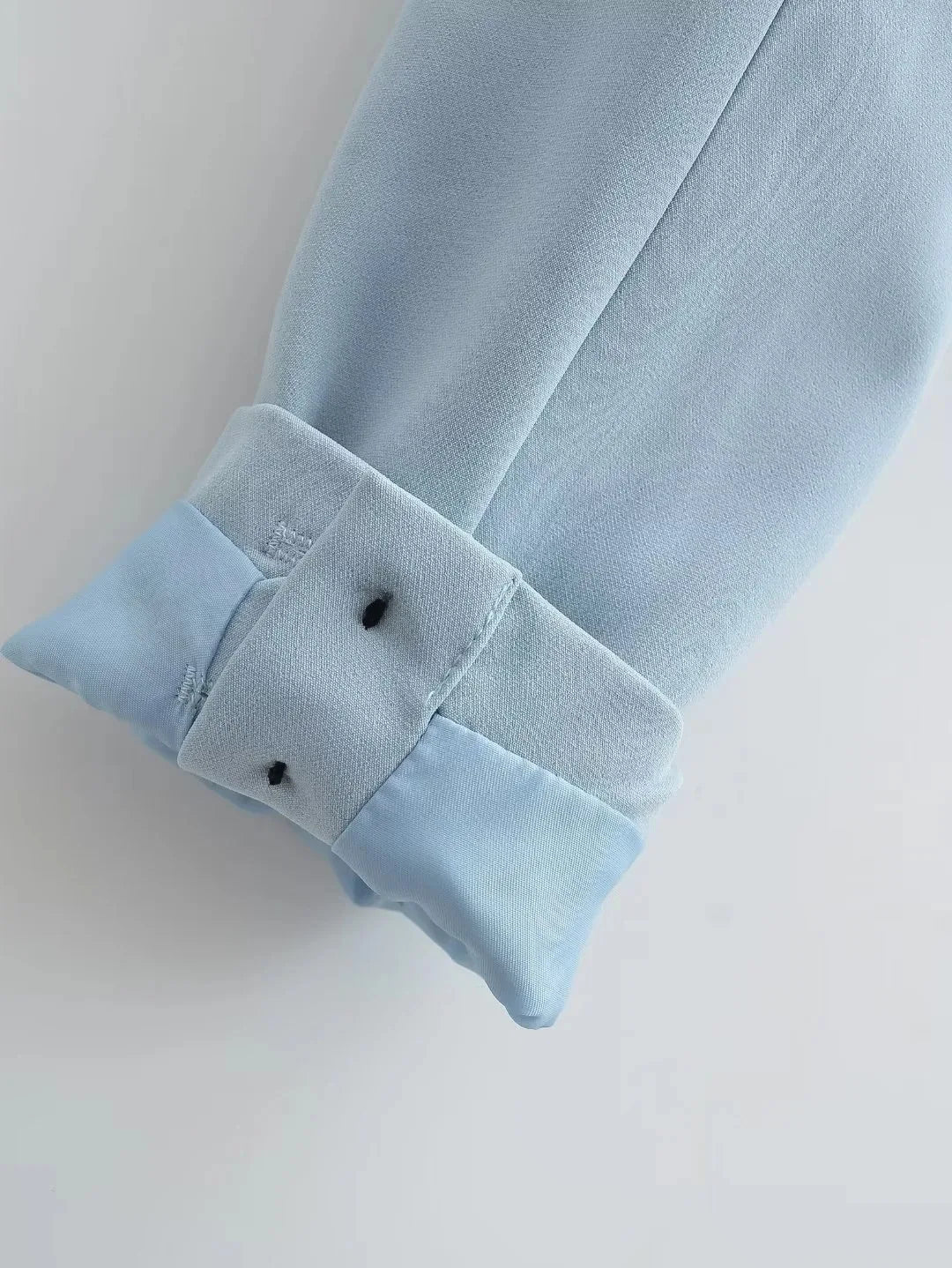 2023 Herbst V-Ausschnitt Offene Nähte Cropped Blazer Damen Langarm Kurze Anzüge Mode Oberbekleidung
