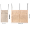 Neuer dicker Plüsch Babybett Hängetasche Tragbare Doppeltaschen Neugeborenen-Bett Spielzeug Organizer Tasche Bettkopfteil Aufbewahrungstasche