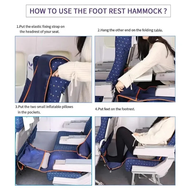 Auto Reisebett Kinder Und Erwachsene Alle Können Benutzen Auf Einem Langstreckenflug Zum Schlafen Sitzen Fuß Fahrrad Baby Reise Hängematte Zubehör