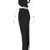Ladies Spring 2 Pieces Sleeveless Backless Strap Spit Crop Top Side Slit Slim Fit Maxi Skirt Set Women Evening Party Clubwear