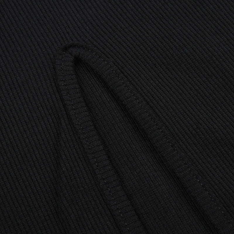 CIBBAR Basic Strick-Maxikleid Koreanische Mode Quadratischer Kragen Ärmellos Damenkleider Sommer Lässig Y2k Vintage All-Match Outfits