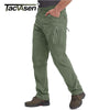 TACVASEN Summer Lightweight Trousers Mens Fishing Pants Outdoor Hiking Nylon Quick Dry Pockets Cargo Pants Casual Work Trousers