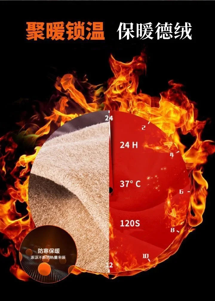 Long Sleeve T-shirt Thermal Underwear Tops Men Winter Clothes Thermal Shirt Autumn Men's Winter Tights High Neck Thin Slim Fit