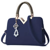 Damen Handtasche Patchwork Umhängetasche Messenger Office Work PU Leder Damen Tasche Luxus Mode Elegant