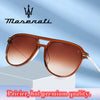 MASERATI Luxury Sunglasses Nylon Sunglasses UV400 Sunglasses for Driving Cycling Beach Outdoor for Men Women Trendy Design