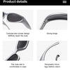 Designer y2k UV400 Mirrored Sunglasses Women White Sun Glasses Men Hispter Sport Driving Cycling Ladies Shades 2023 gafas de sol
