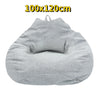 Lazy Sofas Cover Chairs Without Filler Adults Bean Bag Chair Couch Living Room Bedroom Home Tatami Lounger Seat