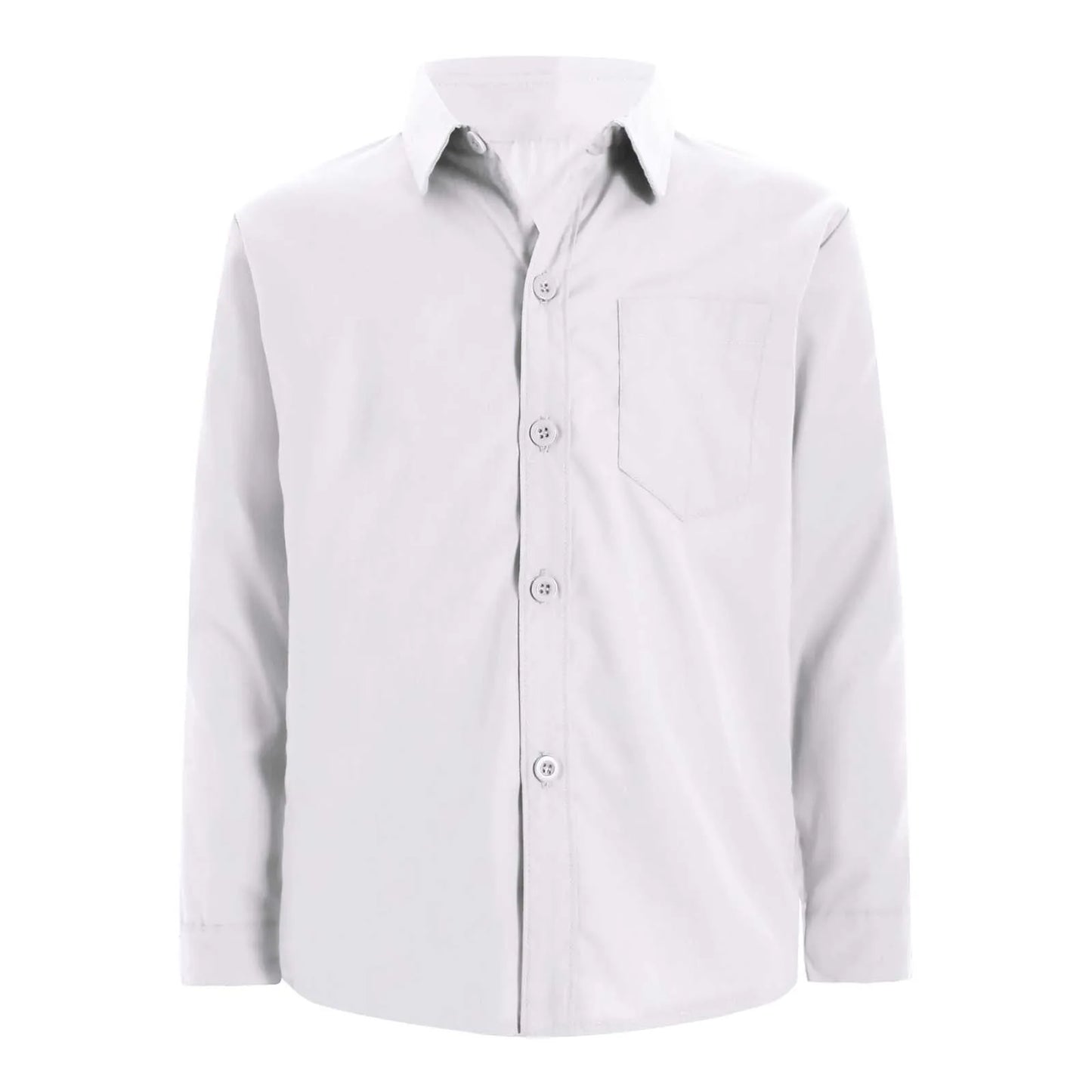Autumn Kids Shirts for Boy Casual Gentleman Formal Dress Shirt Button-Down Shirt Handsome Boy Long Sleeve Tops Children Clothes