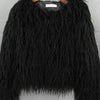 2023 Women Faux Fur Coat Autumn Winter High Quality Fluffy Short Coat Faux Fur Jacket