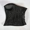 Women Mesh Corset Bustier With Cups Overbust Tight Shaping Tops Strapless Transparent Bodice Slimm Waist Wedding Lace Up Boned
