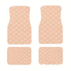 Car Floor Mats 4PCS Universal PU Leather Waterproof Auto Foot Pad Protector Carpet Front and Rear Mats Set Auto Accessories