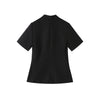 Fashion Women's Stand Collar Blazer Short Sleeve Button Puff Sleeves Solid Lady Top 2025 Summer Autumn Elegant Female Coat