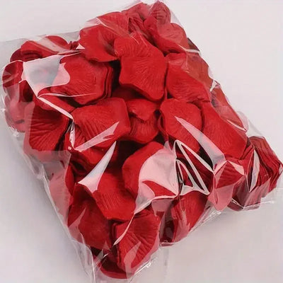 Mehrfarbige künstliche Seidenrosen Blütenblätter für Valentinstag Hochzeitsfeier Geschenke Romantische Dekoration