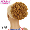 Synthetic Afro Puff Drawstring Ponytail Hair Bun 10 Inch Short Afro Kinkys Curly Afro Bun Extension Hairpieces Large Size