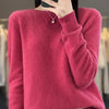 New cashmere sweater women's sweater in autumn and winter 100% merino wool fashion O-neck autumn warm pullover top