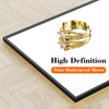 JHK 64"x21" Ganzkörper-Wandspiegel, stehend, hängend oder anlehnend, Wandspiegel mit Ständer, Rahmen aus Aluminiumlegierung, Wohnzimmer
