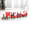 Weihnachten Holzeisenbahn Frohe Weihnachten Dekorationen für Zuhause 2024 Weihnachtsbaumschmuck Navidad Noel Kindergeschenk Frohes Neues Jahr 2025