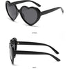 Neue herzförmige polarisierte Sonnenbrille für Damen, modisch, süß, Retro, Vintage, Verlaufs-Sonnenbrille, UV400-Schutz, Unisex-Brille