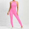 2025 Gepolstertes tiefes V-Damen-Trainingsanzug Yoga-Set Einteiliger Jumpsuit Workout Scrunch Legging Sport Fitness Studio Active Suit Trainingsbekleidung XP301